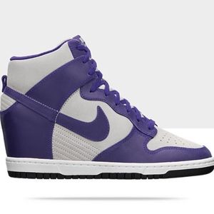 Nike Dunk Sky Hi Sneaker in Purple
